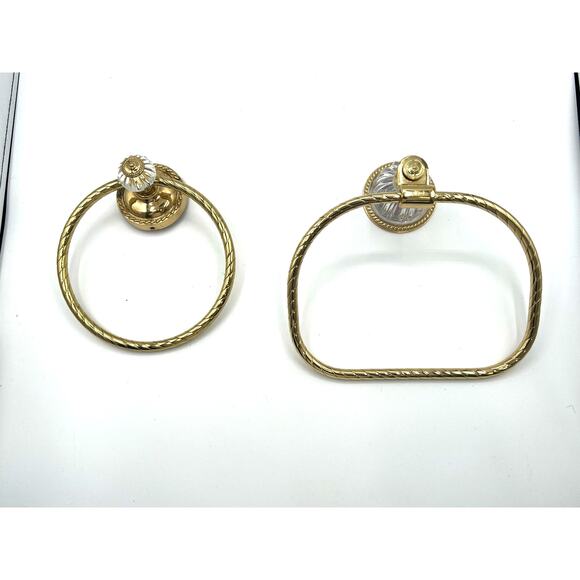 Antique Polished Brass Towel Bar And Bathroom Accessories  Hardware‎ Set - Picture 4 of 10